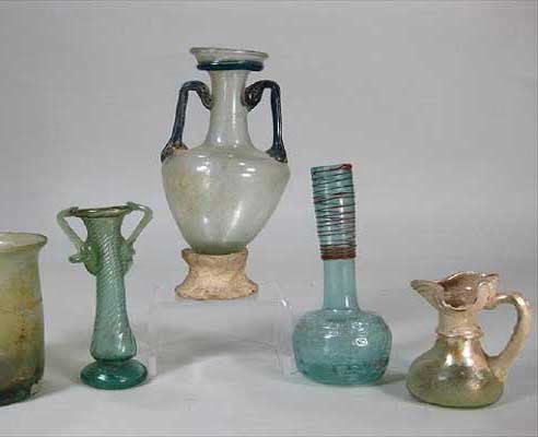 اولین ظروف شیشه‌ای ساخته شده در تاریخ بشر